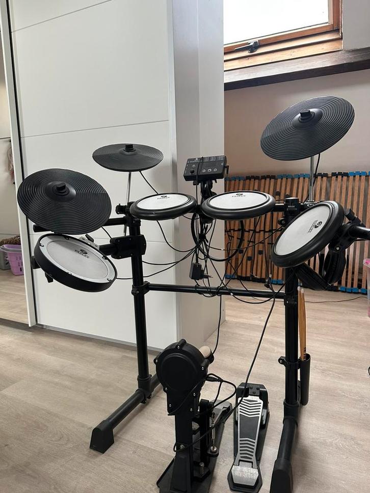 NIEUW: Fazley Elektrisch Drumstel – Nooit gebruikt, Musique & Instruments, Batteries & Percussions, Comme neuf, Enlèvement