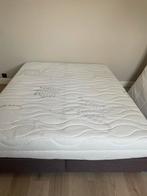 Boxspring, Maison & Meubles, Chambre à coucher | Lits boxsprings, Brun, Enlèvement, Utilisé, 200 cm