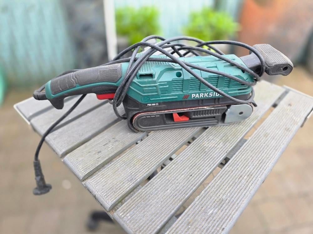 Bandschuurmachine PARKSIDE PBS900, Ophalen, Zo goed als nieuw, Bandschuurmachine