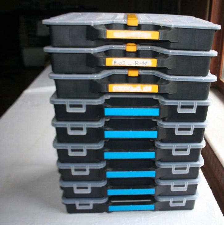 9 stuks opbergdoos Allit Europlus Basic S 47/7-36, Bricolage & Construction, Casiers & Boîtes, Enlèvement