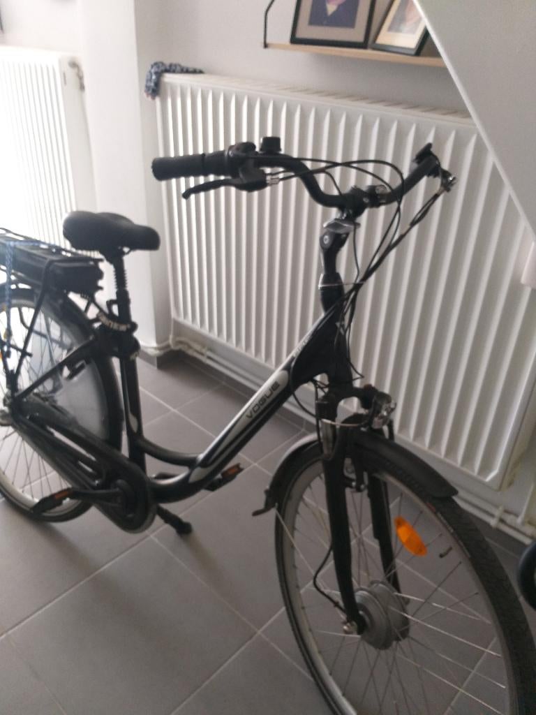 Electrische fiets te koop. Antraciet grijs., Accès (extra) bas, Autres marques, Enlèvement, Utilisé