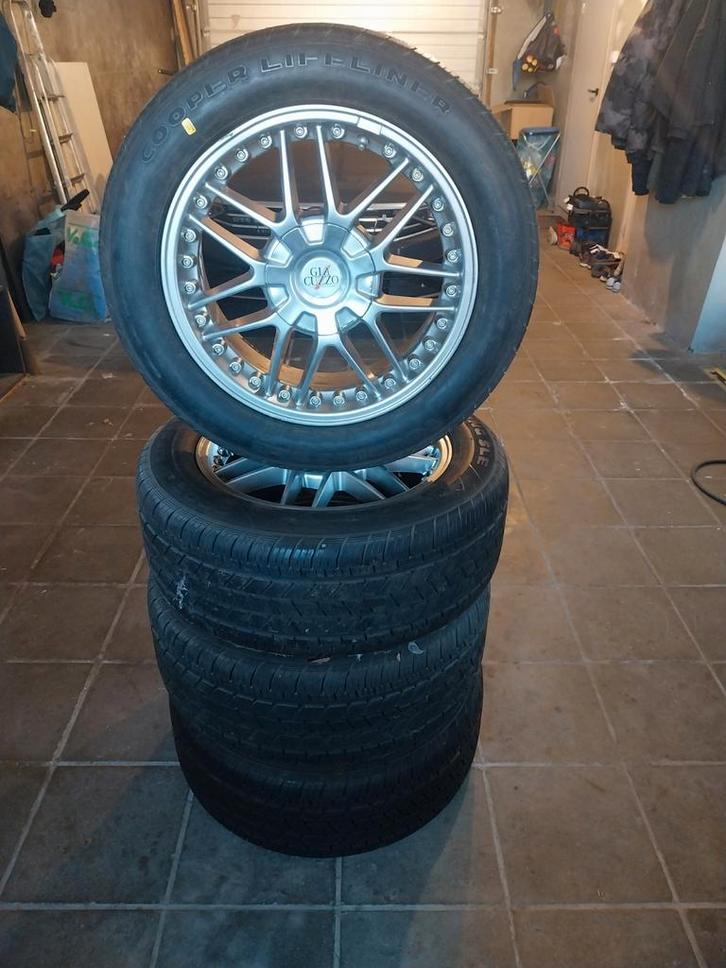 4 Autobanden met velgen, Auto-onderdelen, Banden en Velgen, Velg(en), All Season, 17 inch, Gebruikt, Ophalen