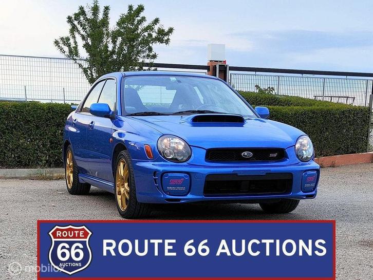 Subaru Impreza WRX STI | 2001 | Route 66 Auctions, Auto's, Oldtimers, Bedrijf, Te koop, Subaru, Benzine, Overige carrosserie, Handgeschakeld