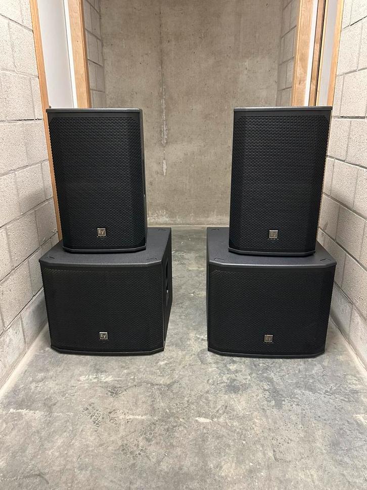 PA-speakerset ELECTRO VOICE (EKX-serie), Audio, Tv en Foto, Luidsprekerboxen, Zo goed als nieuw, Ophalen