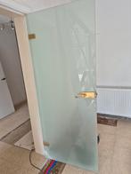 Gratis: deur melkglas, Doe-het-zelf en Bouw, Ophalen, Gebruikt, 80 tot 100 cm, Binnendeur