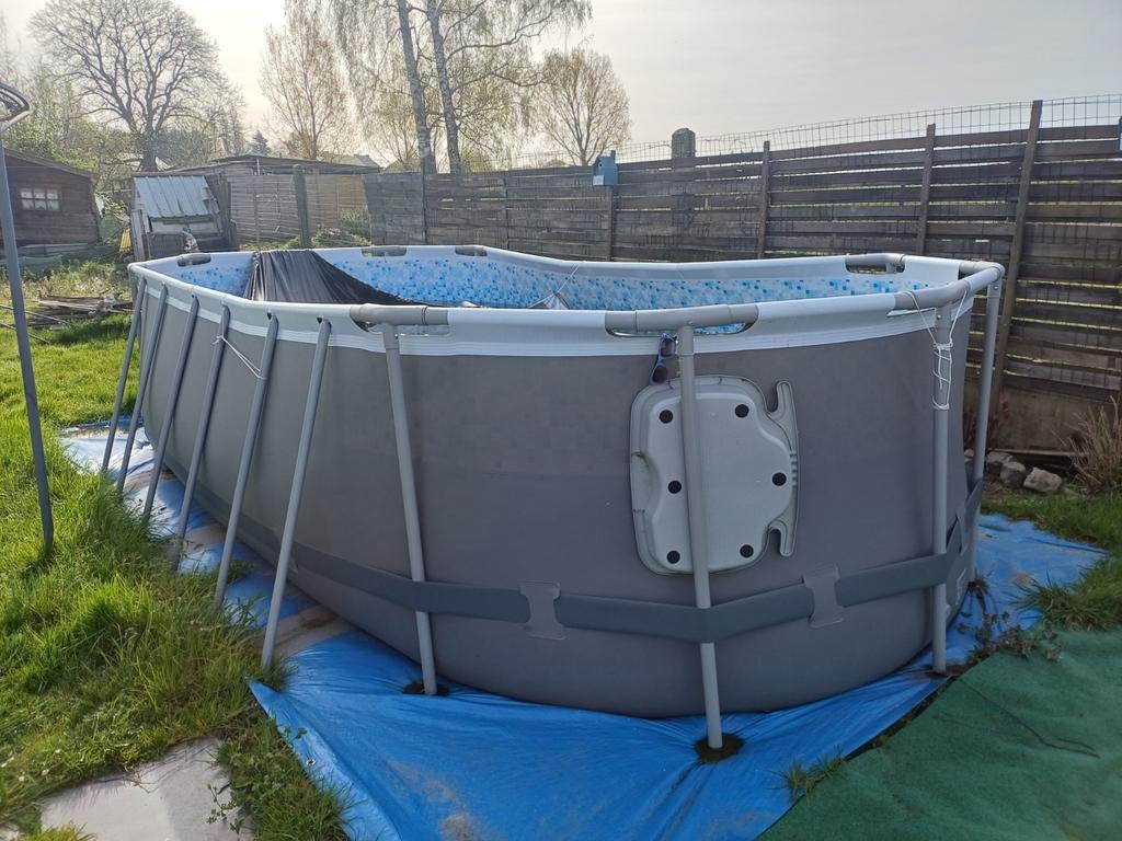 A vendre piscine État état neuf besway 5m49/2m74/1m22, Jardin & Terrasse, Enlèvement