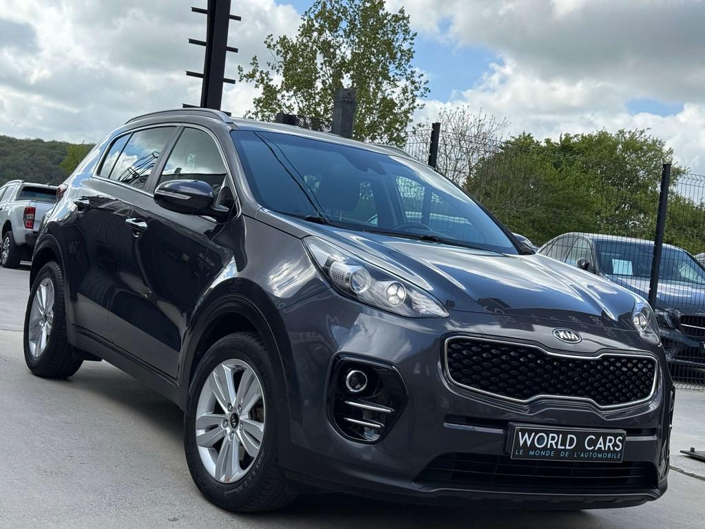 Kia Sportage 1.7 CRDi 2WD BOITE AUTO. - NAVI - CAMERA - GARA, Argent ou Gris, Achat, Entreprise, Noir