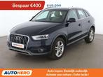 Audi Q3 2.0 TDI quattro (bj 2015), Auto's, Beige, 149 g/km, Blauw, Leder