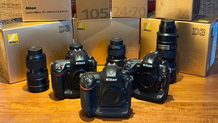 Lor de materiel photo professionel Nikon, Audio, Tv en Foto, Fotocamera's Analoog, Gebruikt, Nikon, Ophalen