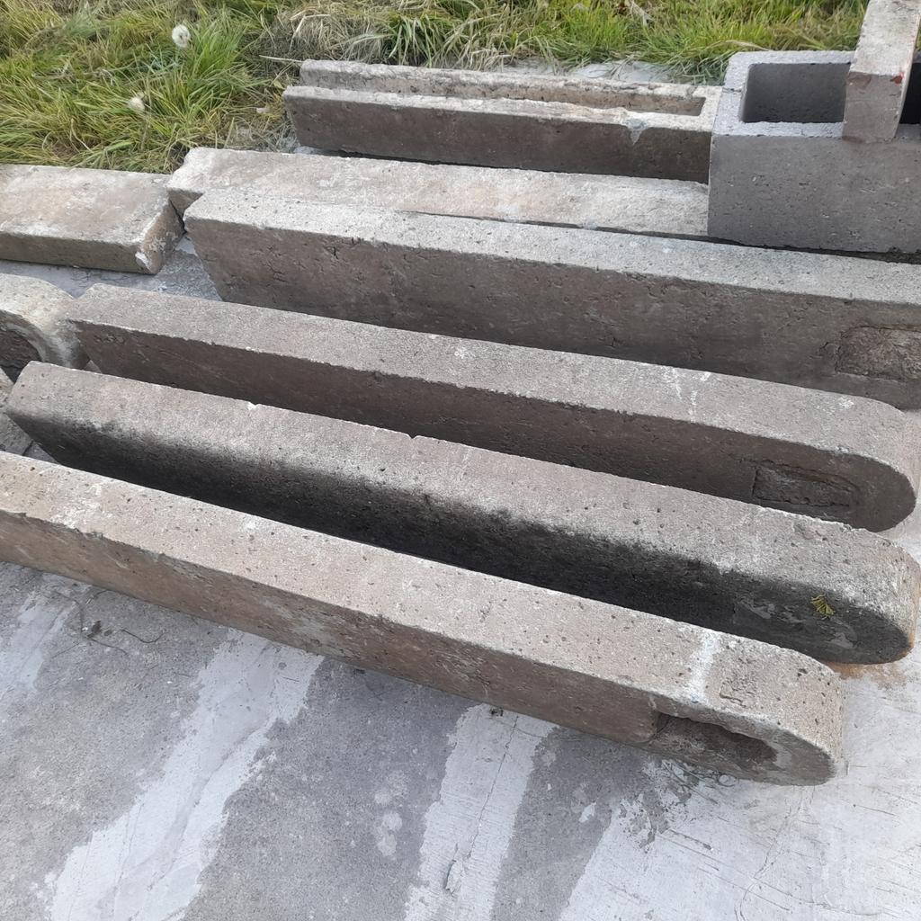 Betonnen longrines, Tuin en Terras, Bielzen en Borduren, Beton, Ophalen