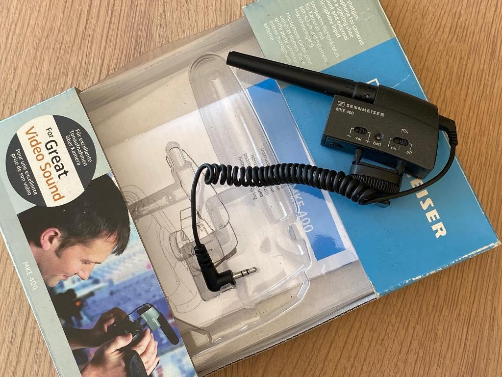 micro Sennheiser  MKE400, Audio, Tv en Foto, Fotografie | Professionele apparatuur, Ophalen, Gebruikt