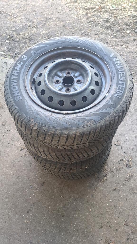 Pneus d'hiver + jante : Vredestein Snowtrac 3, Enlèvement, Utilisé