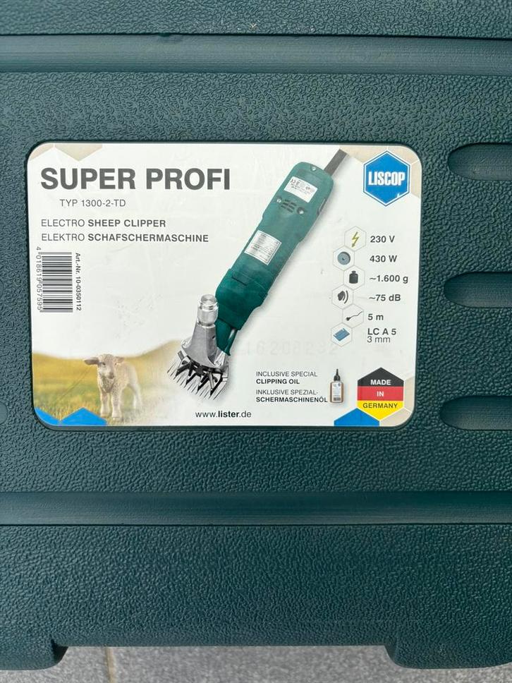Schapenscheerrmachine  liscop, Dieren en Toebehoren, Schapen, Geiten en Varkens