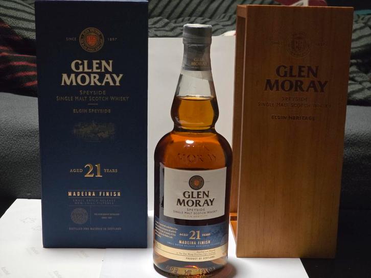 Glenmoray 21 MADEIRA FINISH!!!!, Verzamelen, Wijnen, Ophalen of Verzenden
