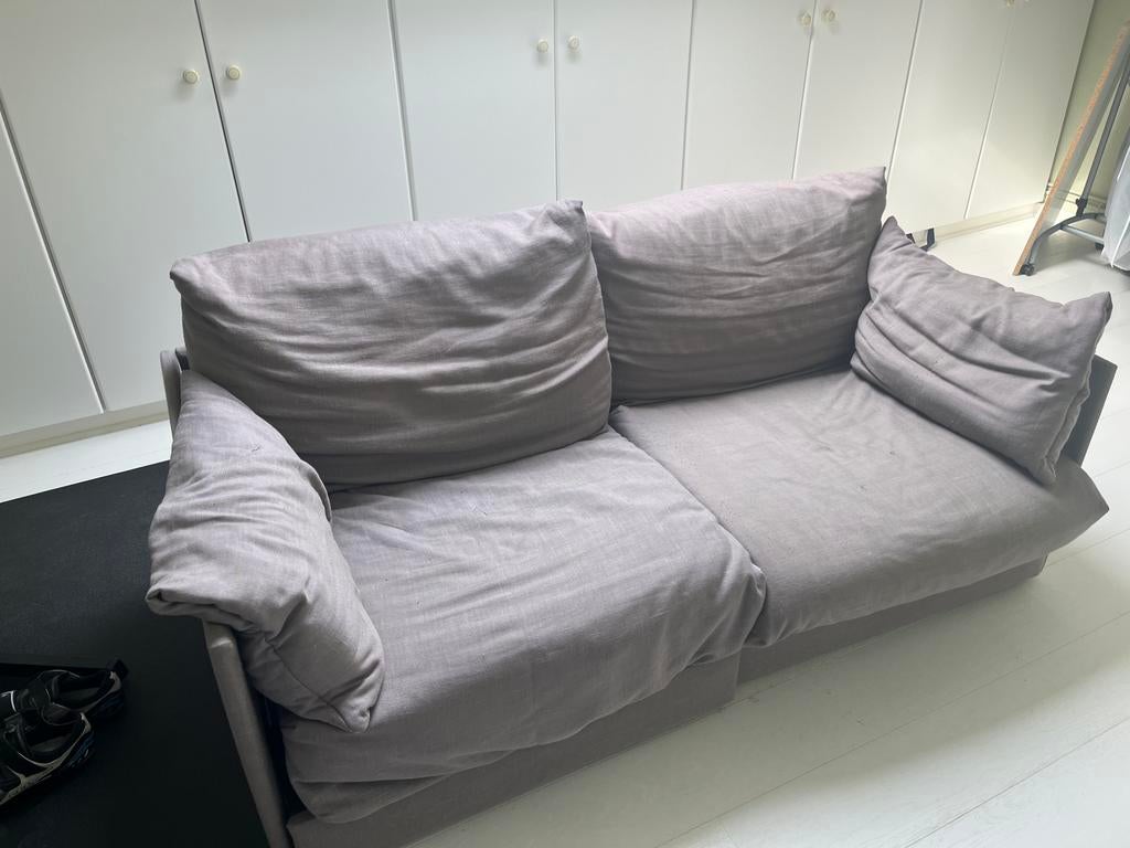 Canapé Lit, Autres dimensions, Gris, Enlèvement, Utilisé
