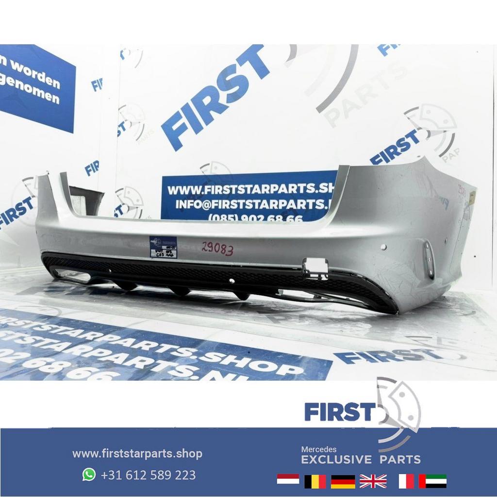 S205 AMG ACHTERBUMPER W205 ESTATE WIT ZWART GRIJS Mercedes C, Gebruikt, -, Ophalen of Verzenden, Achter