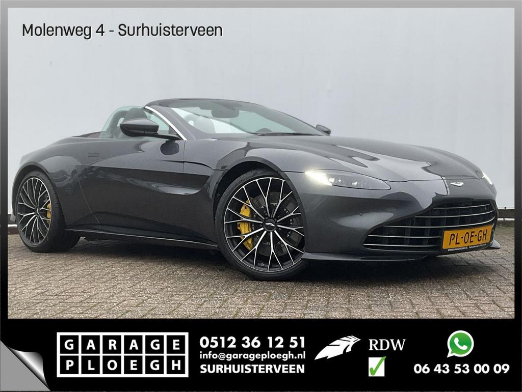 Aston Martin V8 Vantage Roadster 4.0 360° Leer Sportzetels 2, Auto's, Aston Martin, Automaat, Parkeersensor, Cabriolet, 263 g/km