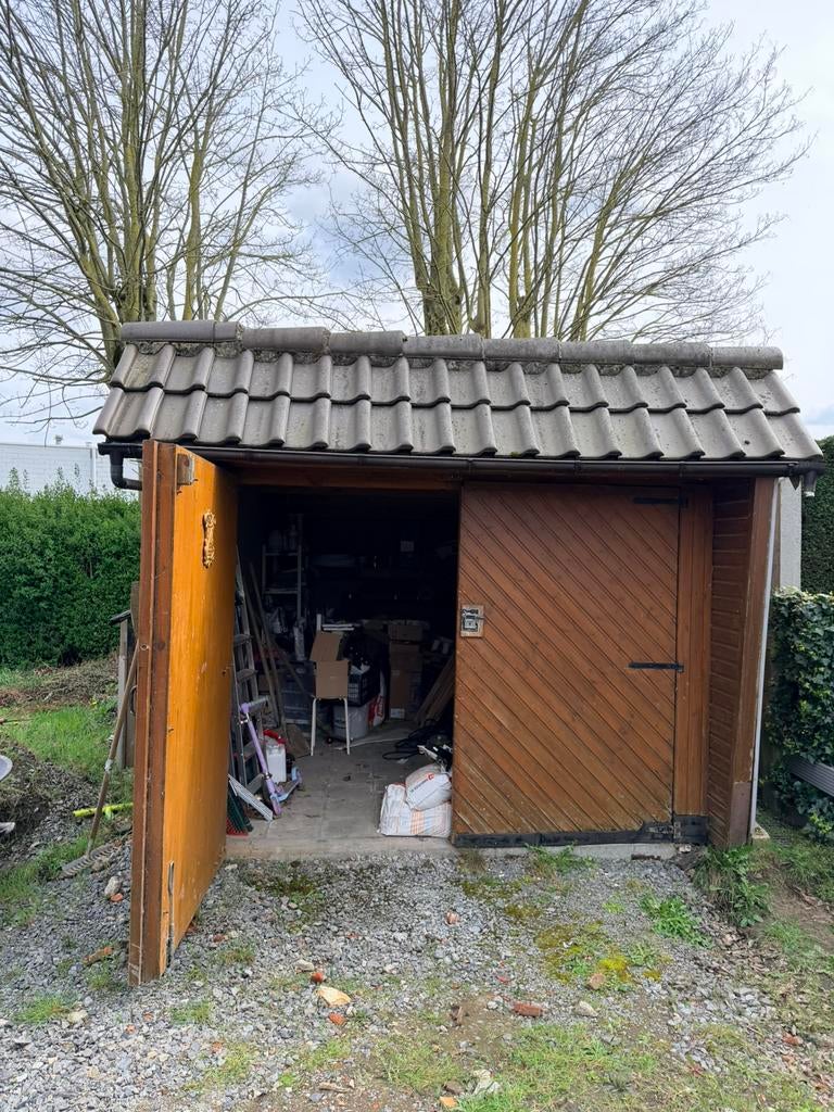 GRATIS af te halen – houten tuinhuis (zelf demonteren), Tuin en Terras, Ophalen, Gebruikt, Carport