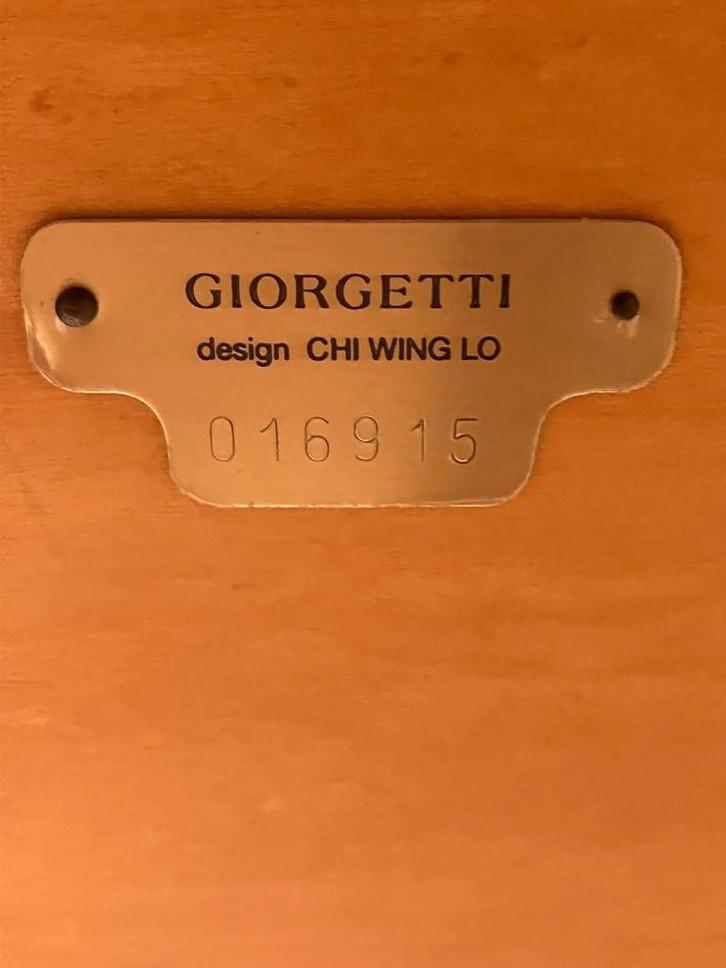 Giorgetti by Chi Wing Lo eettafel, Huis en Inrichting, Tafels | Eettafels, Zo goed als nieuw, Vijf personen of meer, Rond, Overige materialen