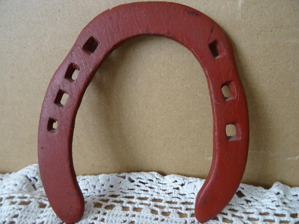 Curiosa antiek hoefijzer of vintage hoefijzer wanddecoratie, Ophalen of Verzenden