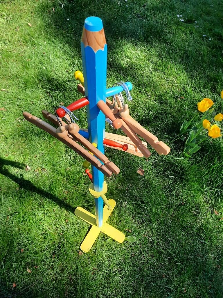 Vrolijke kapstok met hangertjes, Ophalen, Zo goed als nieuw, Kapstokje