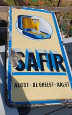 Safir emaille bord jaren 50 te ruil!, Verzamelen, Merken en Reclamevoorwerpen, Ophalen