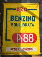 Ozo benzina italiaanse spandoek jaren 50, Ophalen, Reclamebord