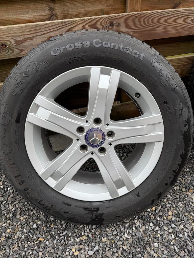 Mercedes velgen 17inch + banden, Pneus hiver, Enlèvement, Pneu(s), 17 pouces