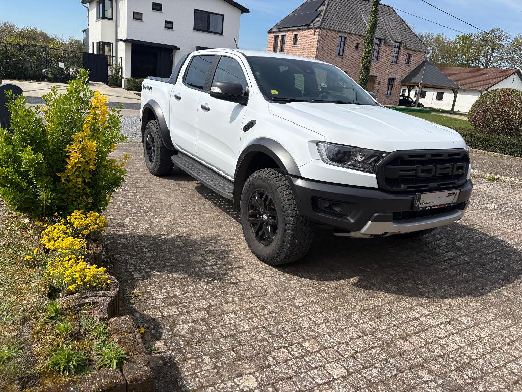 Ford Ranger Raptor, Auto's, Ford, Automaat, 4 deurs, Leder en Stof, Wit
