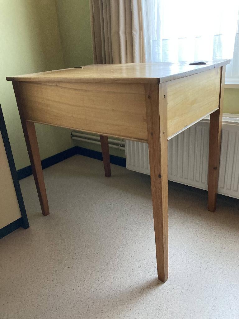 lessenaar, Ophalen, Gebruikt, Hout, Schoolbureau