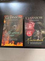 C.J. Sansom: Kloostermoord + Het zwarte vuur, Boeken, Ophalen, Zo goed als nieuw