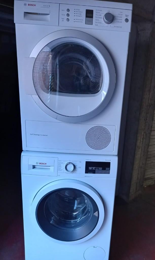 Machine à laver Bosch 8kg A +++. Sèche linge bosch serie 6, Enlèvement, Comme neuf