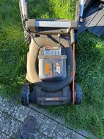 Accu grasmaaier, Tuin en Terras, Ophalen, Zo goed als nieuw, Accu-grasmaaier, Opvangbak