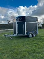 Humbaur Balios 2400, Dieren en Toebehoren, Ophalen, Zo goed als nieuw, Hout, 2-paards trailer