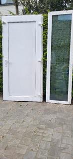 Pvc buitendeur, Kunststof, Gebruikt, 215 cm of meer, Buitendeur