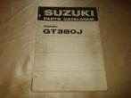 SUZUKI GT380J Ancien Catalogue des Pièces, Motos, Modes d'emploi & Notices d'utilisation, Enlèvement ou Envoi, Suzuki