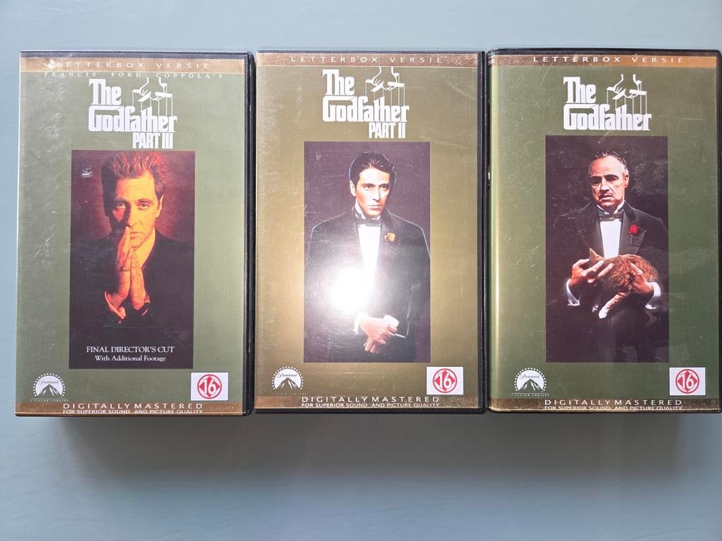 3 Videobanden The Godfather, Cd's en Dvd's, Ophalen