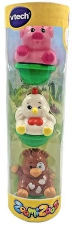 Figurines VTech ZoomiZooz Waddle Animal Farm 3 pièces, Envoi, Comme neuf, Jouet à Pousser ou Tirer