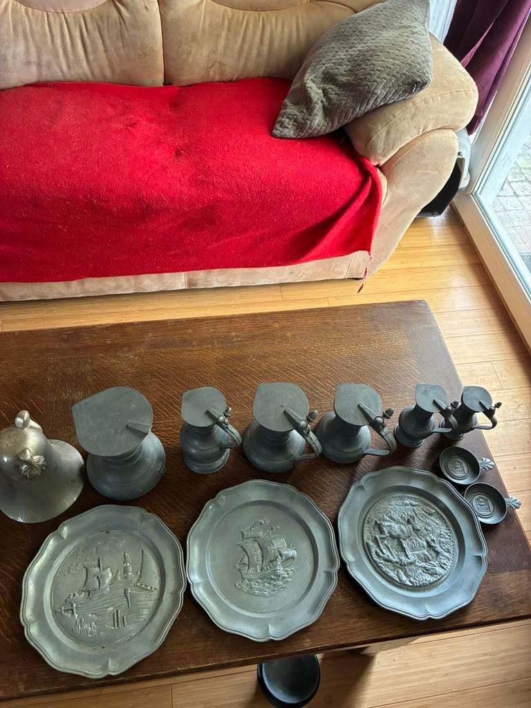 Ensemble de pots et d’assiettes, Antiquités & Art, Enlèvement