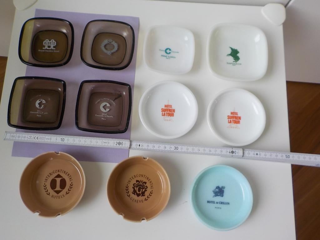 Vintage asbakken /schooteltjes, Antiquités & Art, Curiosités & Brocante, Enlèvement ou Envoi