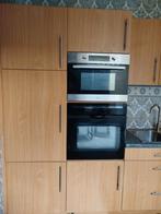 Cuisine équipée, couleur chêne clair. Cuisinière à gaz5 becs, Maison & Meubles, Cuisine | Cuisines complètes, Enlèvement ou Envoi