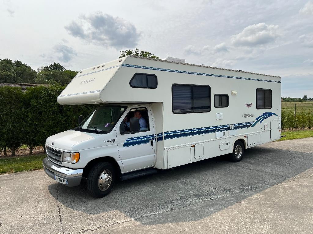 Camping-car américain Ford Super Duty E 7.3 Diesel, Réfrigérateur, Entreprise, Marchepied électrique, Ford