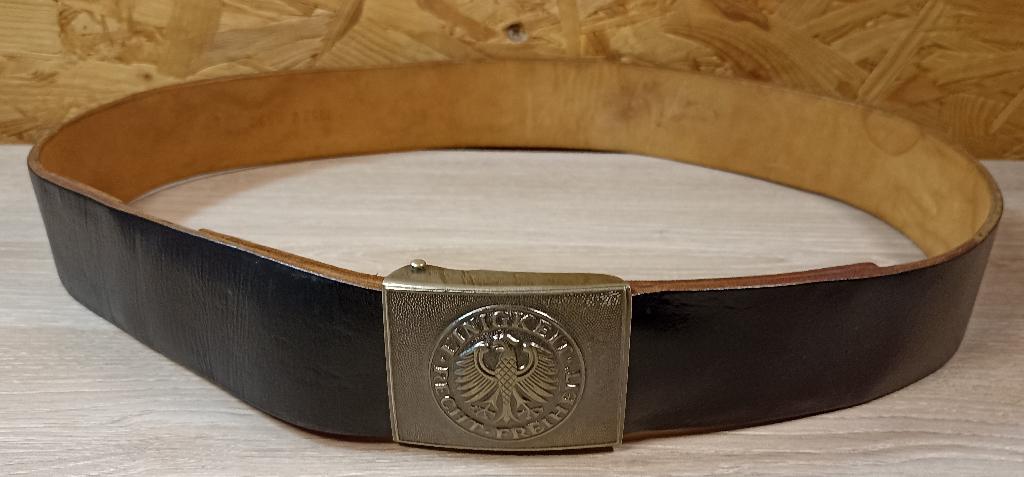 Ceinturon en cuir noir de la Bundeswehr post ww2, Collections, Objets militaires | Seconde Guerre mondiale, Envoi, Armée de terre