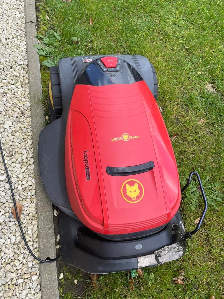 Robotmaaier voor onderdelen, Ophalen, Gebruikt