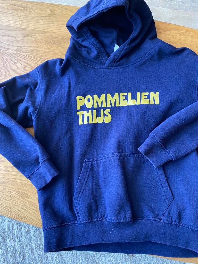 Hoodie Pommelien Thijs donkerblauw 10-12 jaar, Kleding | Heren, Truien en Vesten, Ophalen of Verzenden, Zo goed als nieuw