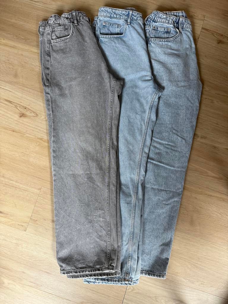 3 jeansbroeken loose fit maat 170, Ophalen, Zo goed als nieuw