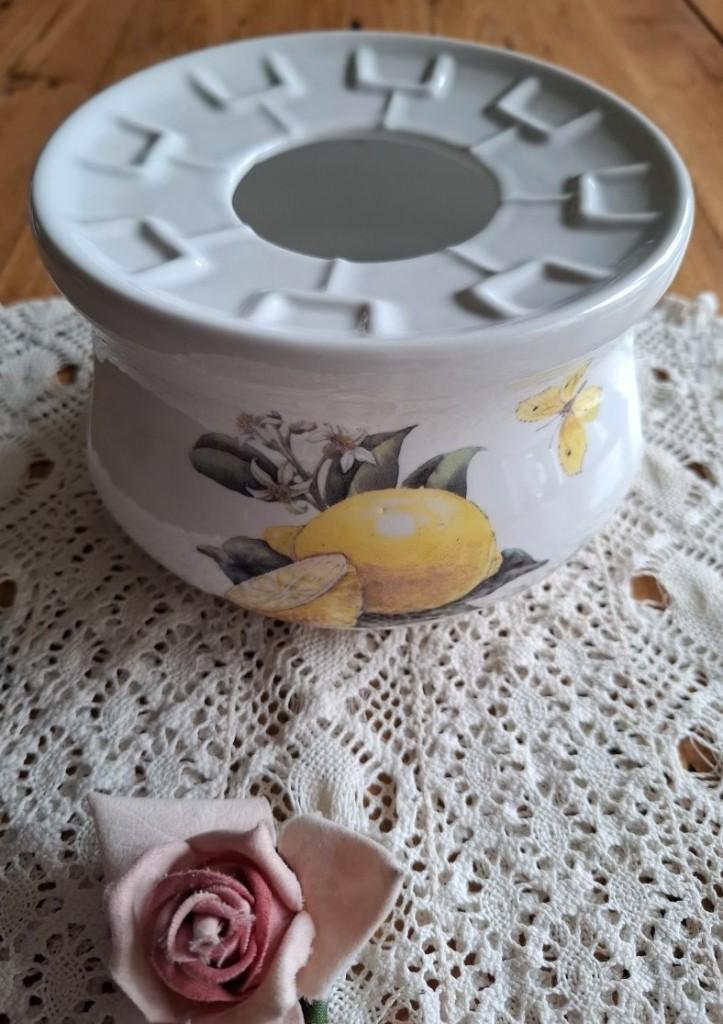 Groot Janneke Brinkman theelicht, Botania, citroenen, Maison & Meubles, Cuisine | Vaisselle, Utilisé, Autres types, Autres styles