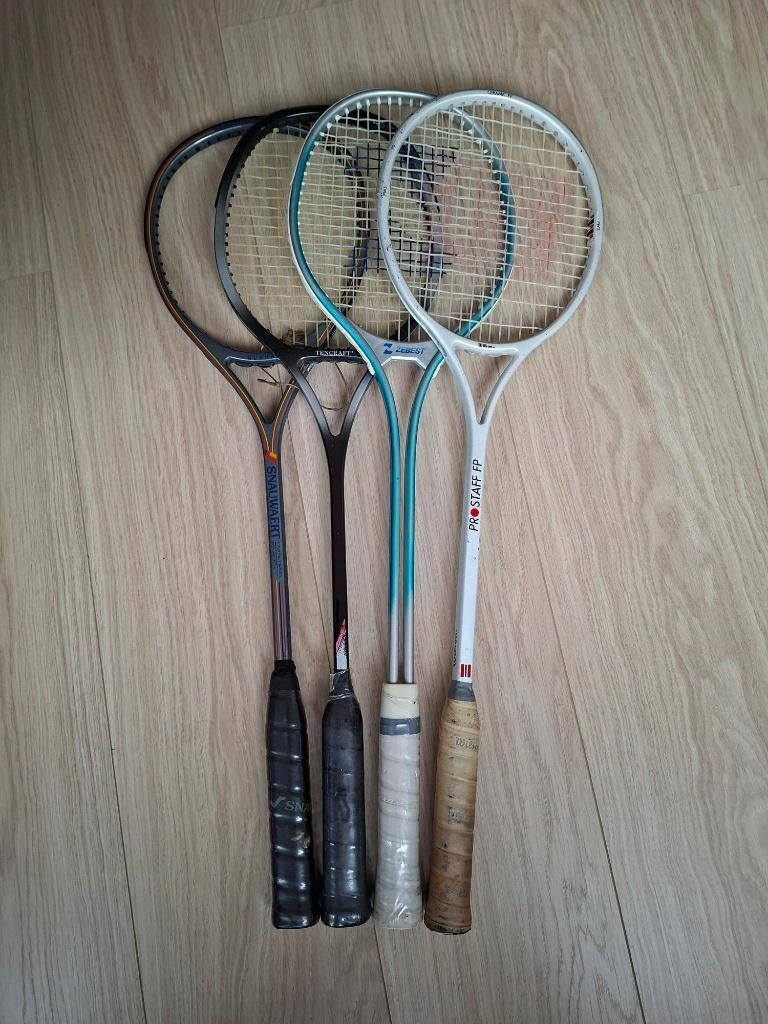 Lot De 2 Raquettes De Squash Anciennes - Sunbatta & I'd Sons - Occasion