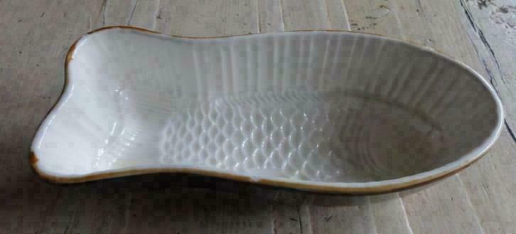 Oude kleine bruine Boch Puddingvorm vis, Ophalen of Verzenden