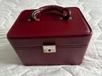 ledere bauty case, Ophalen, Zo goed als nieuw, Rood, Hardcase